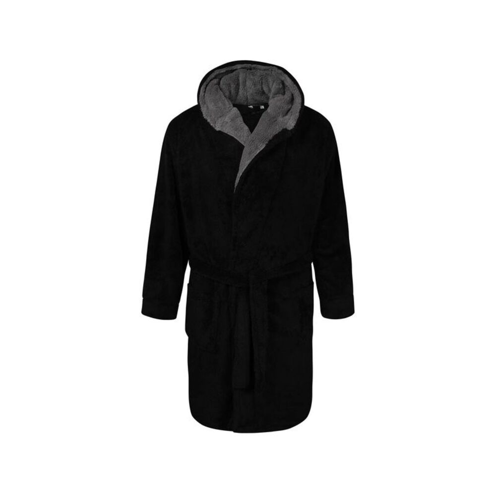 Duke Mens D555 Newquay  Kingsize Bathrobe / Black
